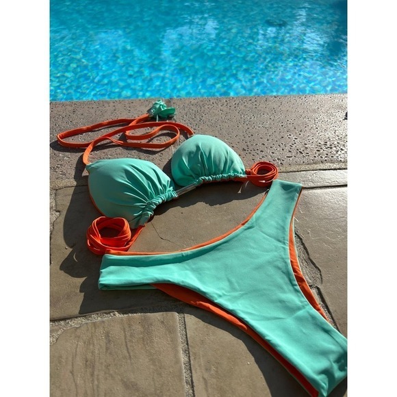 Lubyswim Joana Handmade Brazilian Swimsuits Set / S - Picture 7 of 8